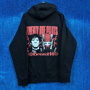 Twenty One Pilots Breach Album Electropop Zip-Up Hoodie L